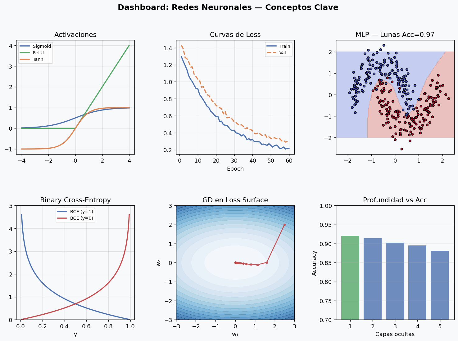 Dashboard Redes Neuronales